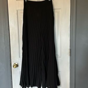 High Waisted Wide Leg Palazzo Pants Loose Casual Pleated Trousers